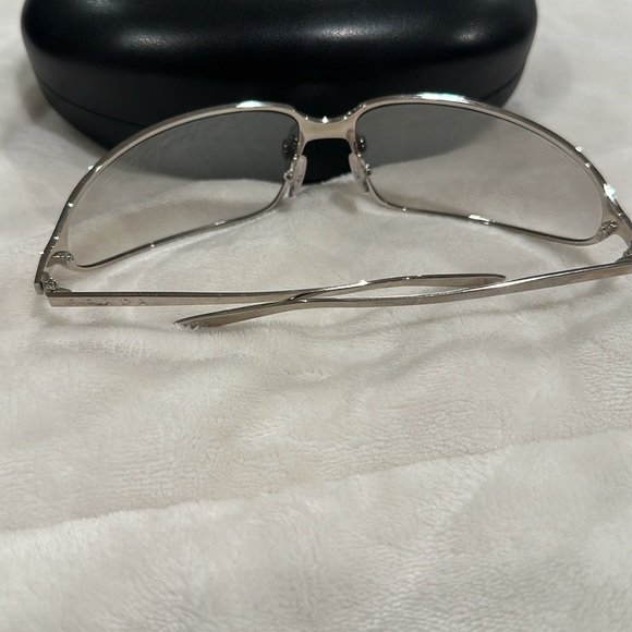 Prada Silver Titanium Clear SPR 62D 1BC - 7H1 Fashion Sunglasses Frames - Picture 3 of 13